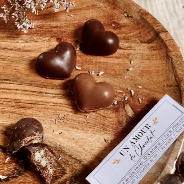 Gourmandista | Biscuits personnalisés | Box cadeau st valentin chocolat