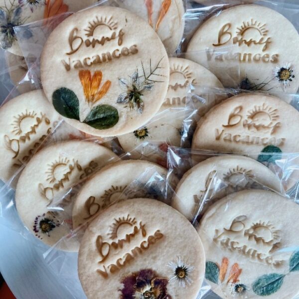 biscuits personnalises bonnes vacances