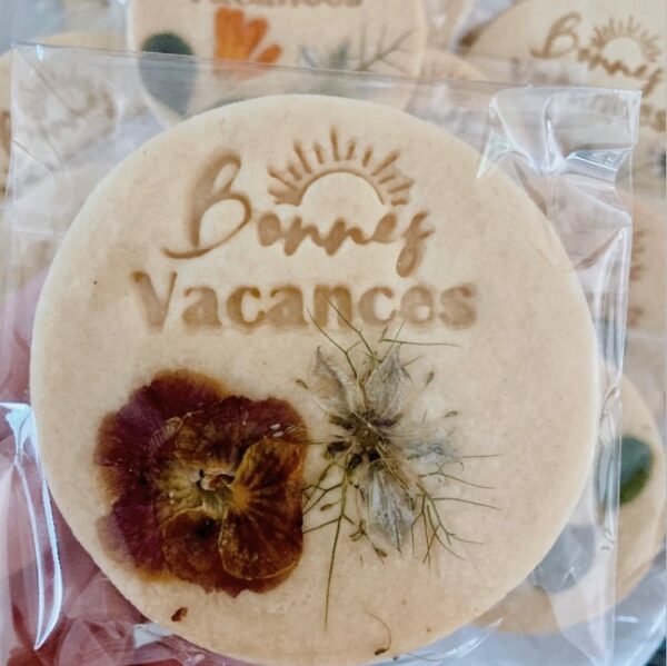 biscuits personnalises bonnes vacances