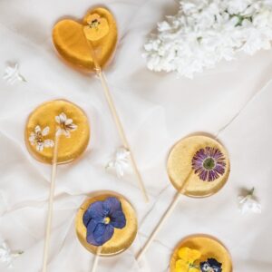 sucette fleurie personnalisee